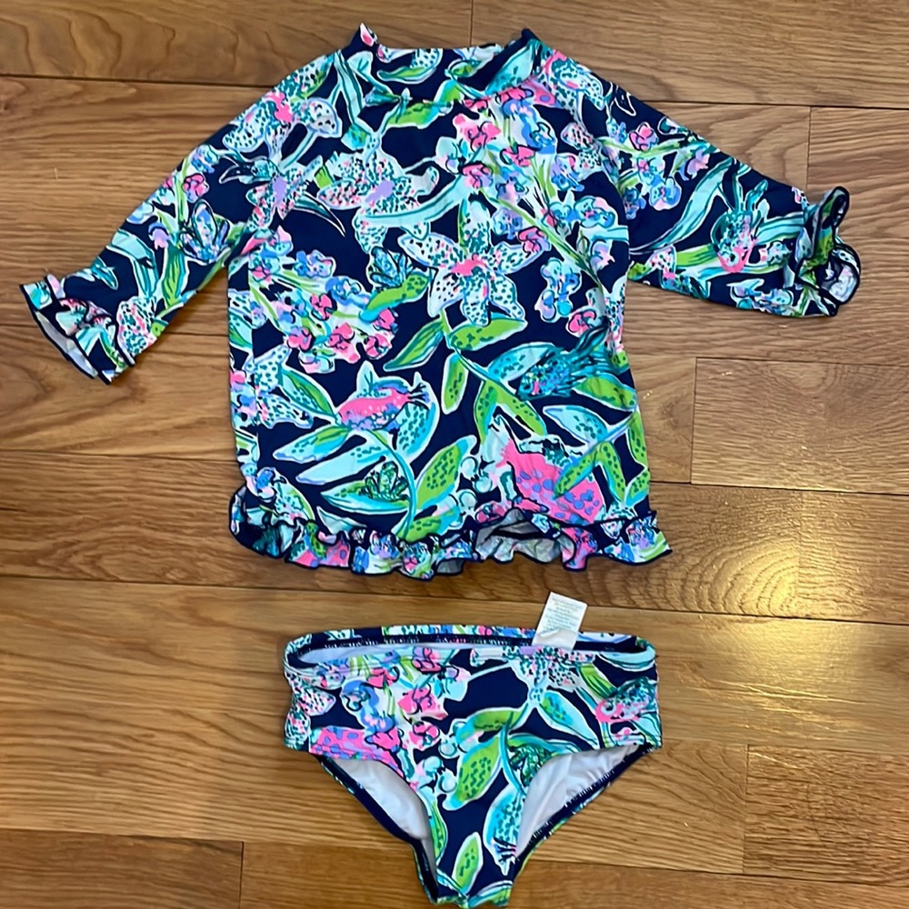 Lilly Pulitzer Girls Tankini Swim Two Piece